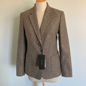 Massimo Dutti Blazer with Suede Elbow Patches